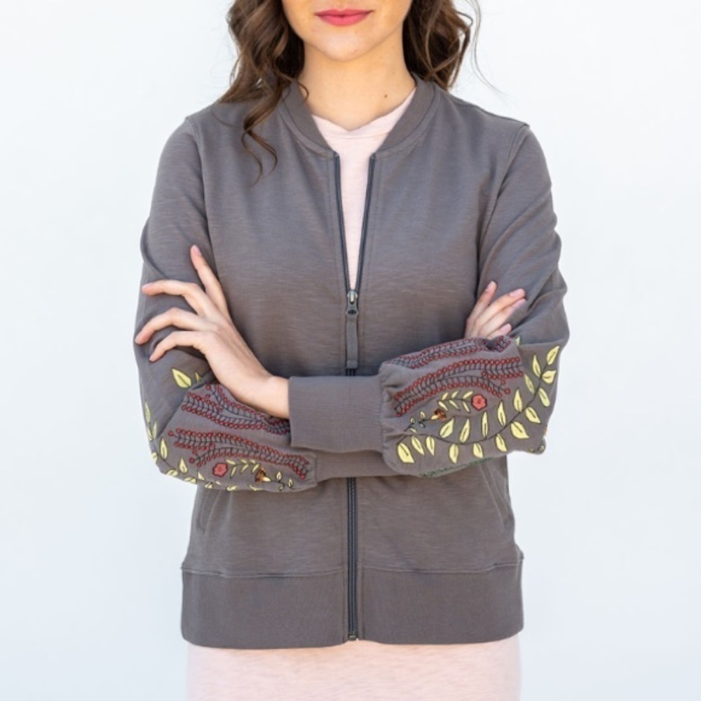 Evy’s Tree The Alana Floral Embroidery Jacket